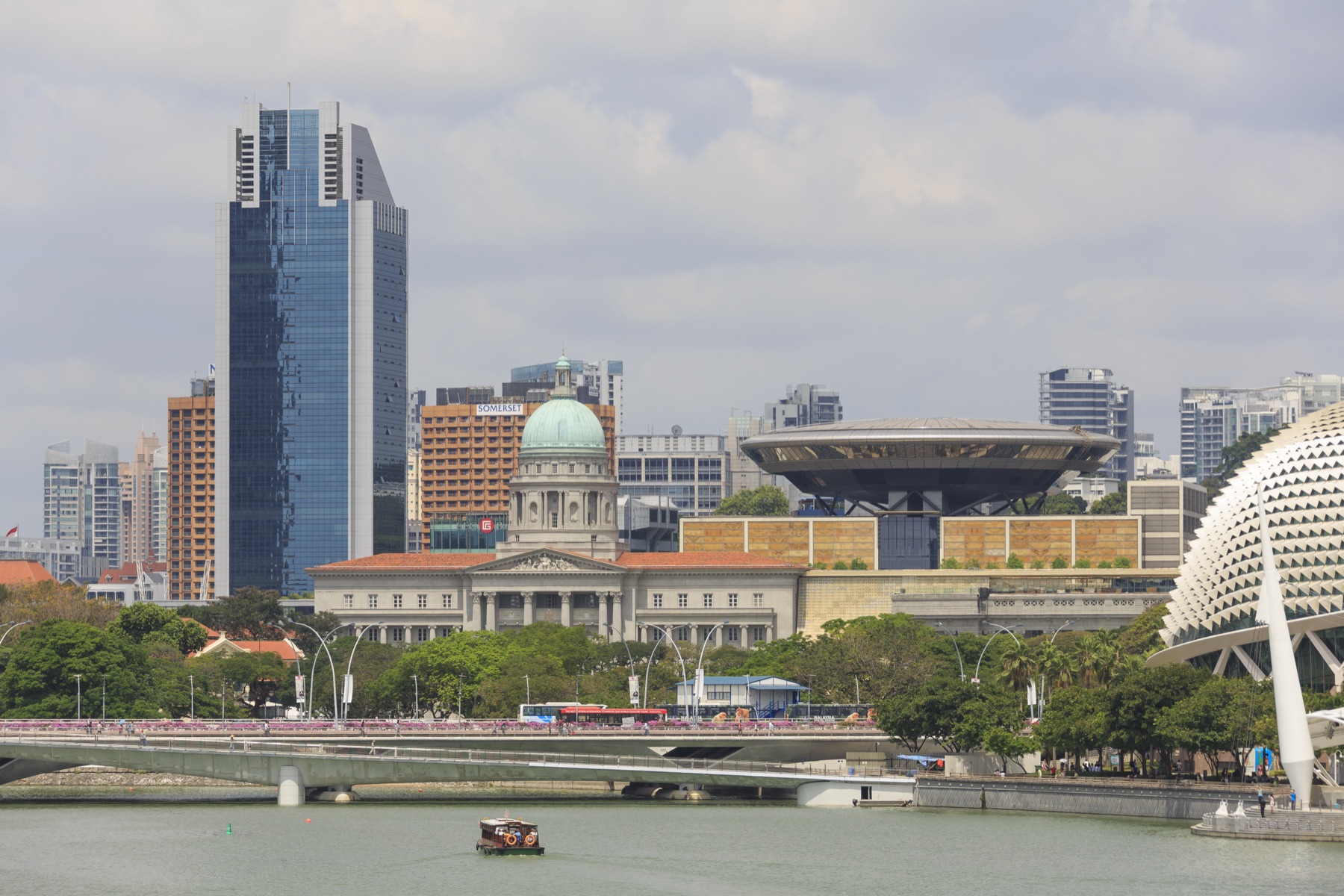 The Old Supreme Court Building, Singapore, where the High Court sat when Yeo Hiap Seng Holdings was ordered wound up in 1994, with the present Supreme Court behind it