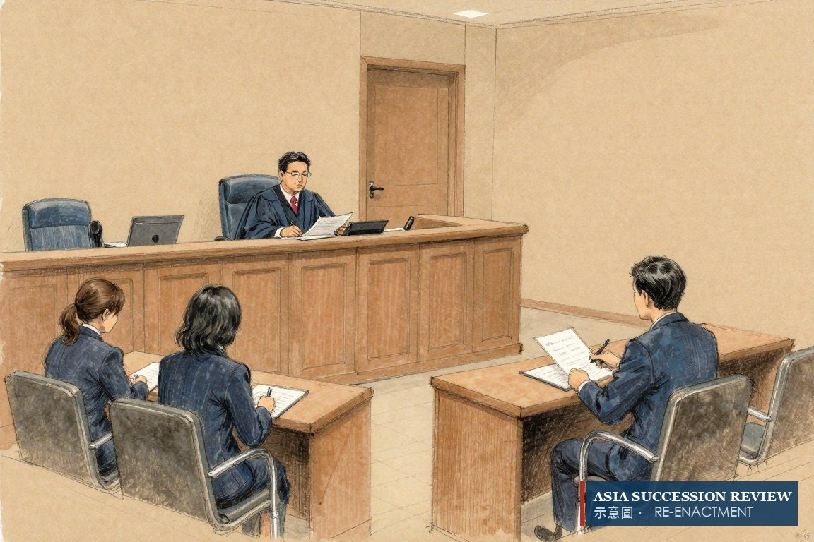 大律師落座,法官宣佈押後判決——2026年9月8日的結案陳詞。