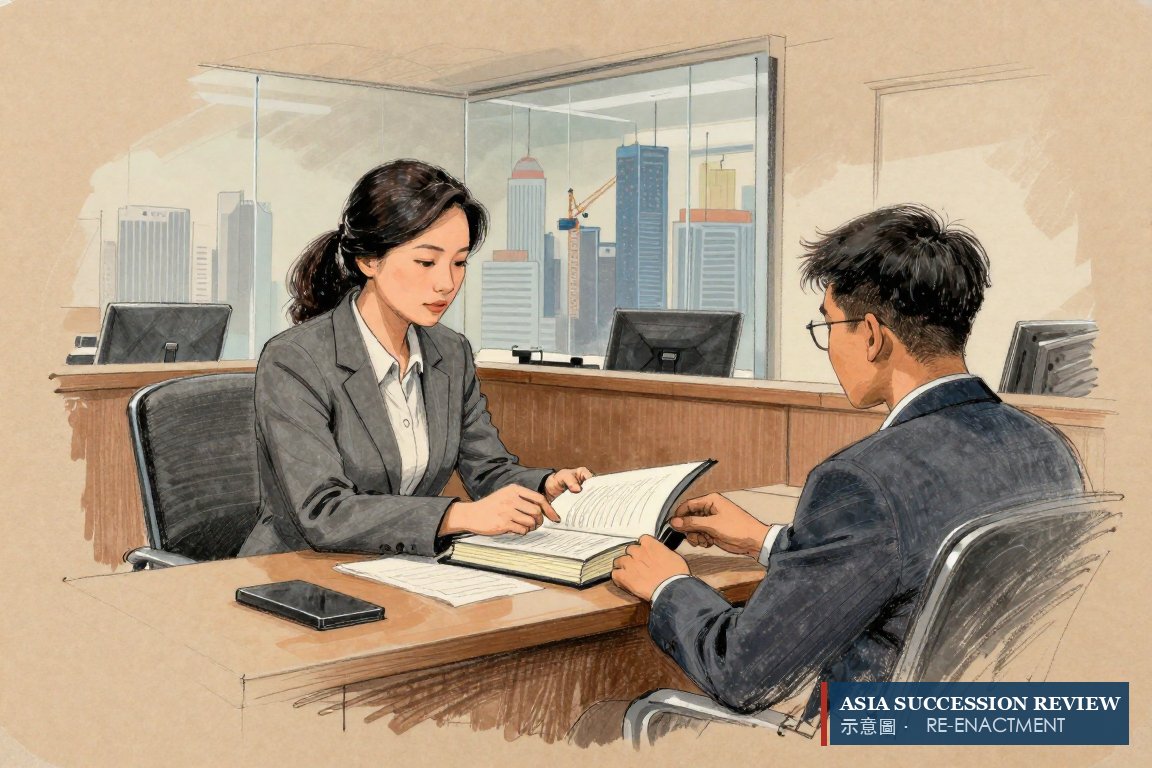 Seorang trustee membuka undang-undang pada satu halaman untuk koleganya: aturan yang kebanyakan keluarga tak tahu ada.