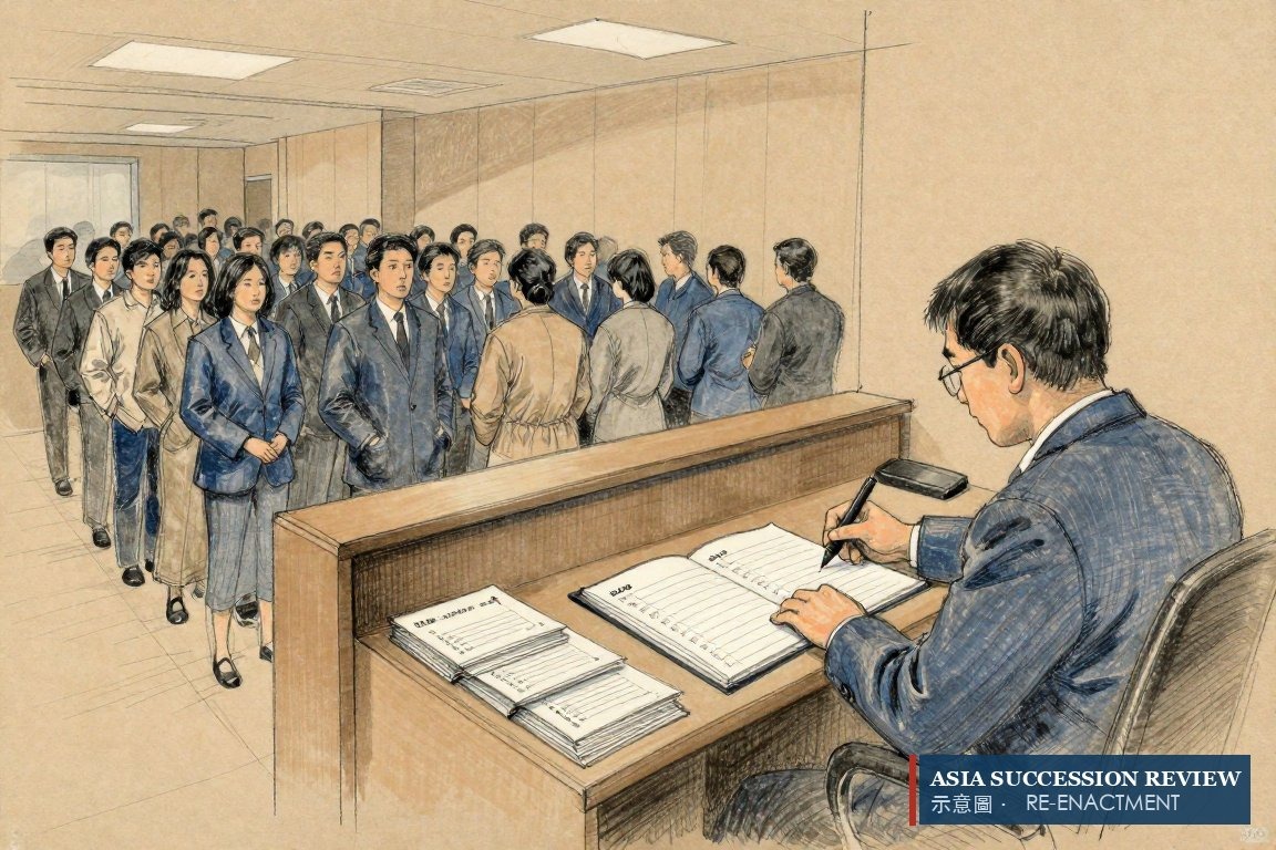 Shareholders' loans capitalised into shares for twenty-three people three days before the death.