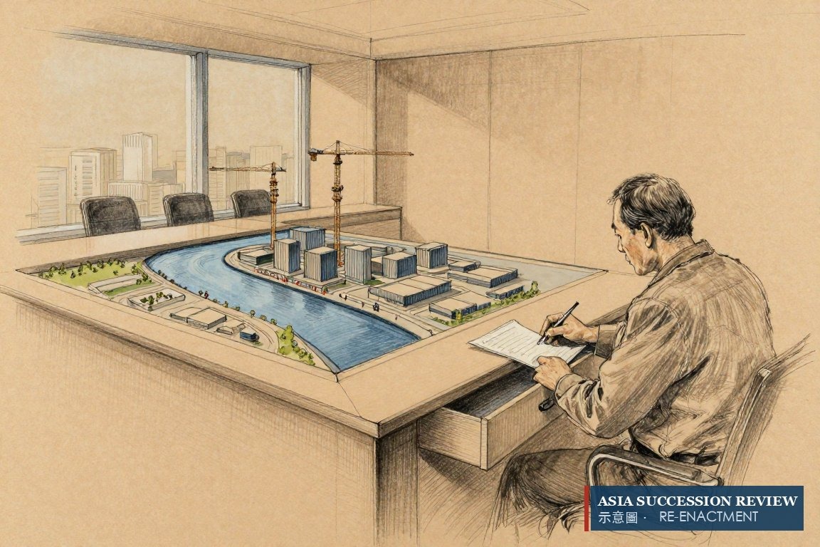 A delta development worth billions, and one man alone knowing the option over it had lapsed.