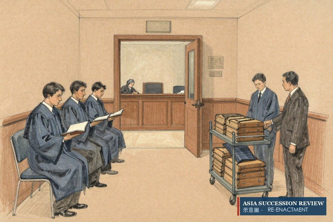 Thirteen days into a sixty-day trial, the family settles again on undisclosed terms.