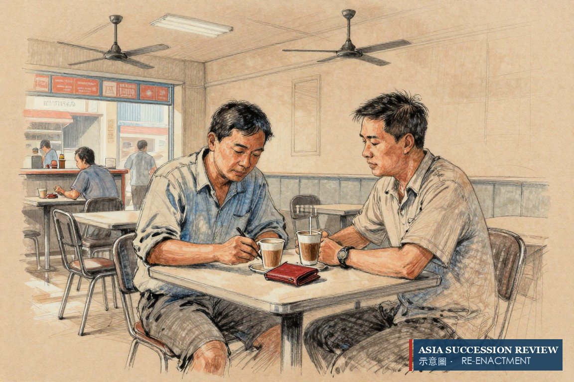 The first family in this series that had already chosen Singapore before the news broke.