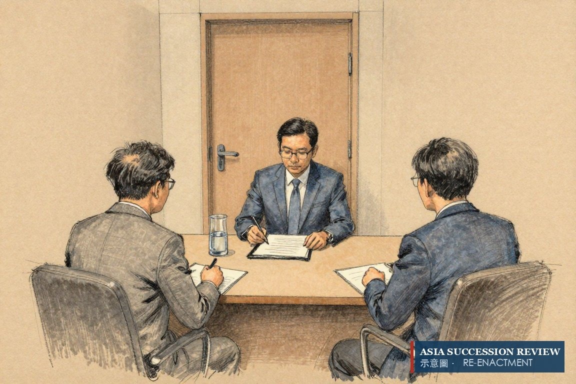A private Singapore arbitration hearing behind a closed door — the same dispute, never reaching court or the AGM.