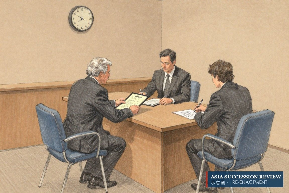 A founder hands a trust deed to a trustee — a transfer moves the asset now, unlike an adoption.