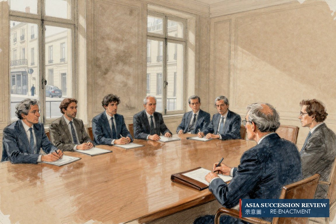 A founder at the head of a Paris boardroom as the plan is announced on 23 September 2026.