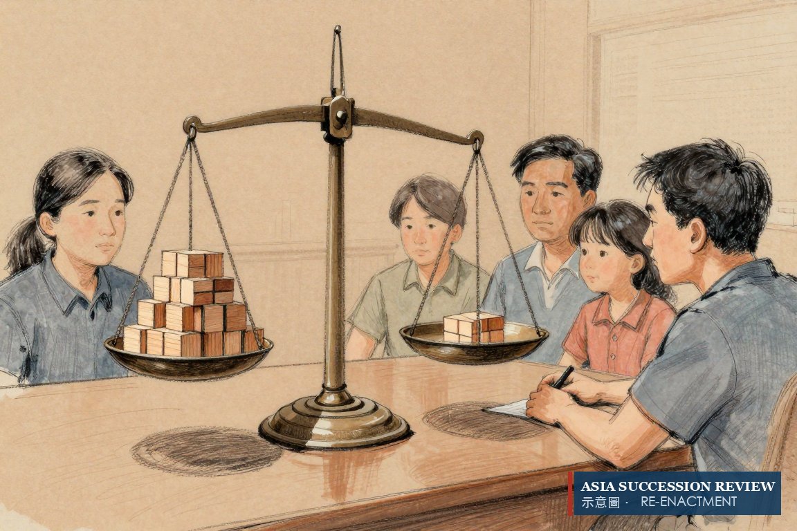 A balance tipping towards the heavier stack: a majority of the capital.