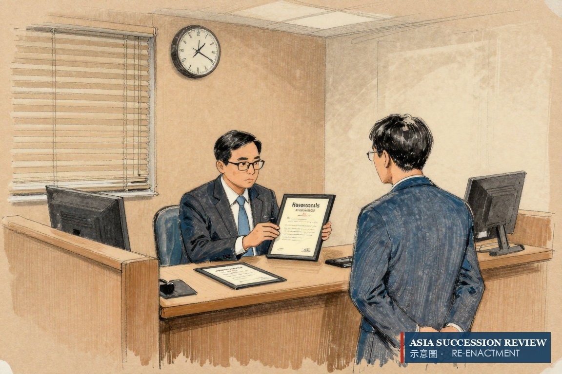 An adjudicator inspects a framed certificate — HSBC's US$250 million record verified 22 February 2024.