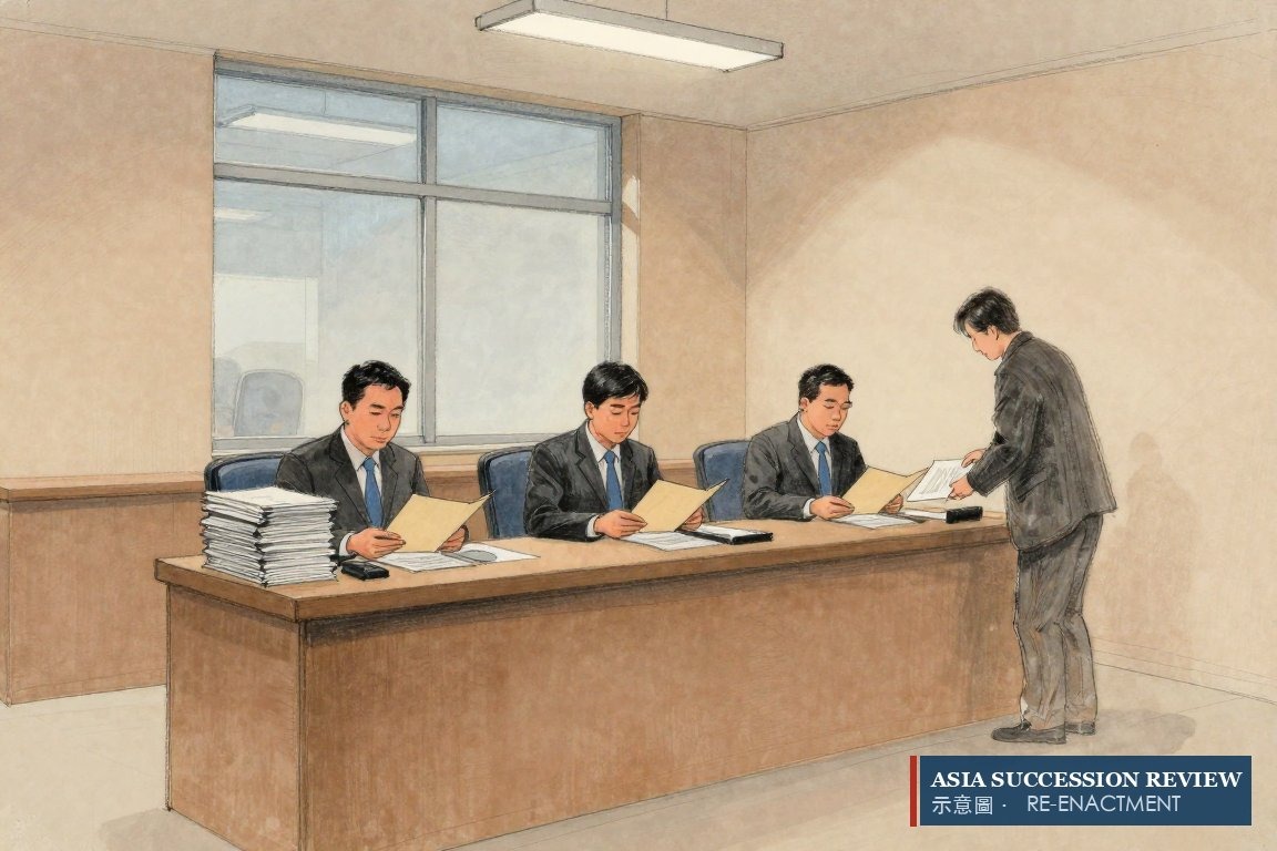 Officers open case folders from a stack of sixteen — the Ministry of Finance letter of 1 July 2020.