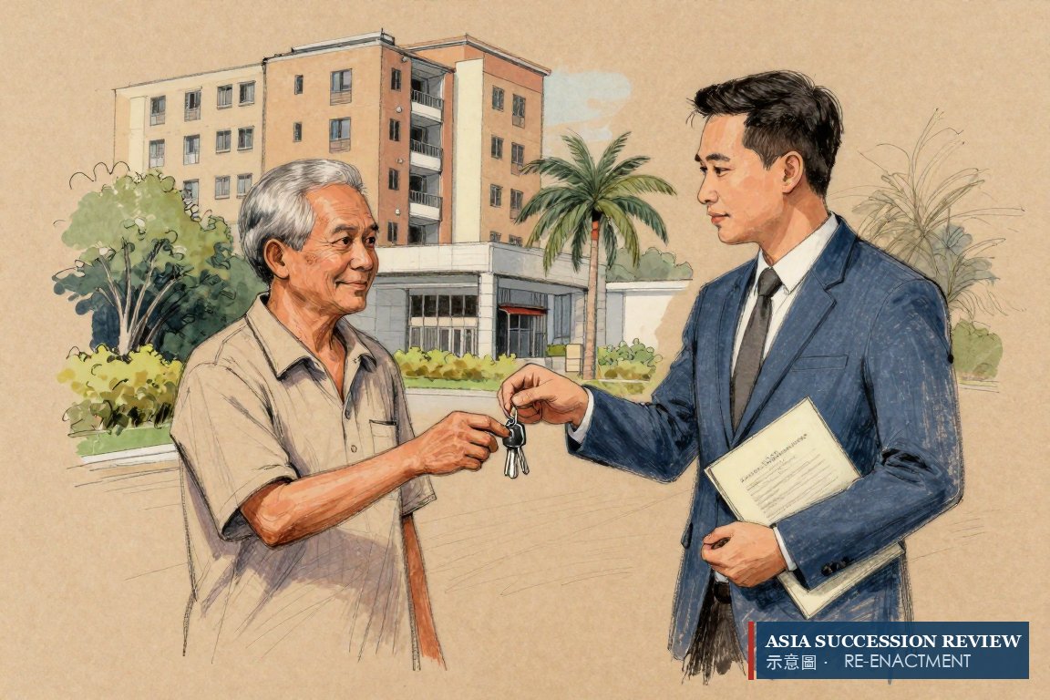 簽遺囑之後買的房子，仍被概括贈與兜住。