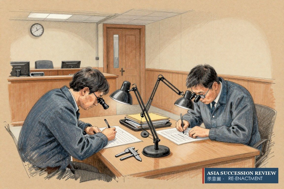 就一个签名审了172天，1990年遗嘱被裁定伪造，讼费由她承担。