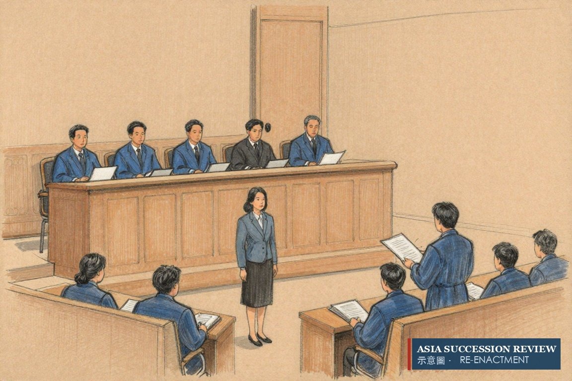 六年之后、并当了三年刑事嫌疑人，终审法院采纳了1990年遗嘱。