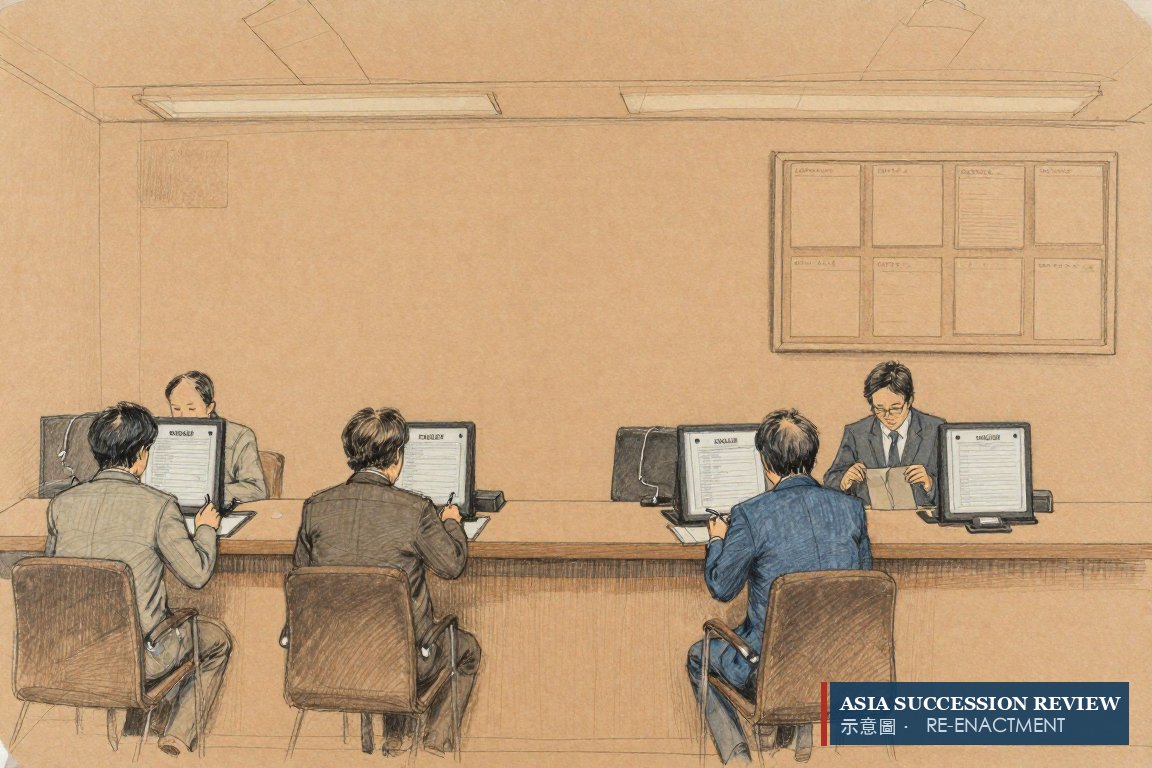 Four sets of lawyers lodging caveats on one estate — the branches could not agree even on its value.