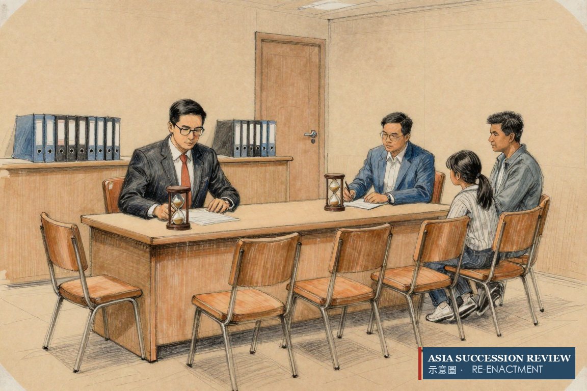 A lawyer lines up five model chairs each with an hourglass: fixed seats, staggered terms, a named appointor.