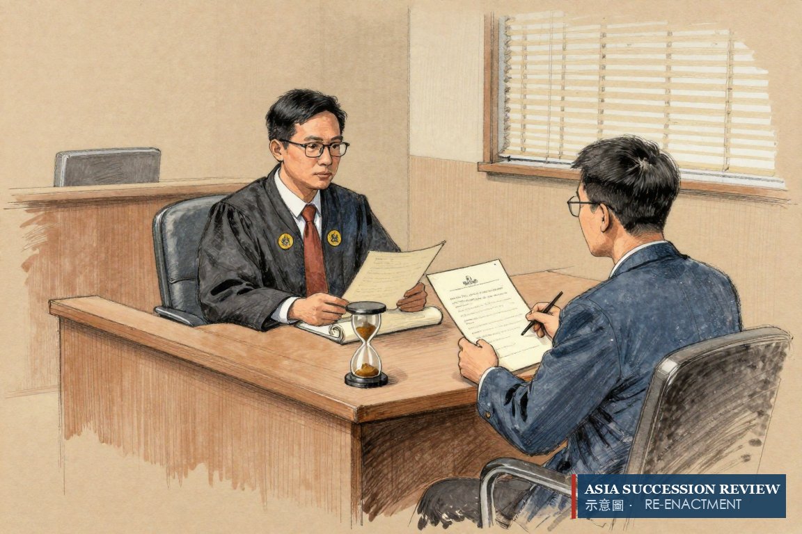 A judge weighs a Singapore deed against a Taiwan land title — section 90 binds a Singapore court, not a Taipei one.