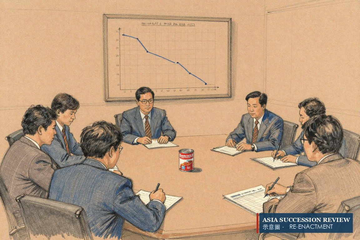 Usaha pangan di Amerika dihapusbukukan sebesar S$45 juta, memalingkan pemegang saham keluarga dari sang ketua.