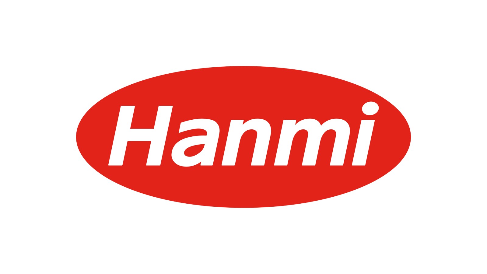 The Hanmi logo: the word Hanmi in white italic letters inside a red oval. Hanmi Pharmaceutical's founder Lim Sung-ki left 34.29% of the group holding company in 2020 with an inheritance tax of about ₩540 billion
