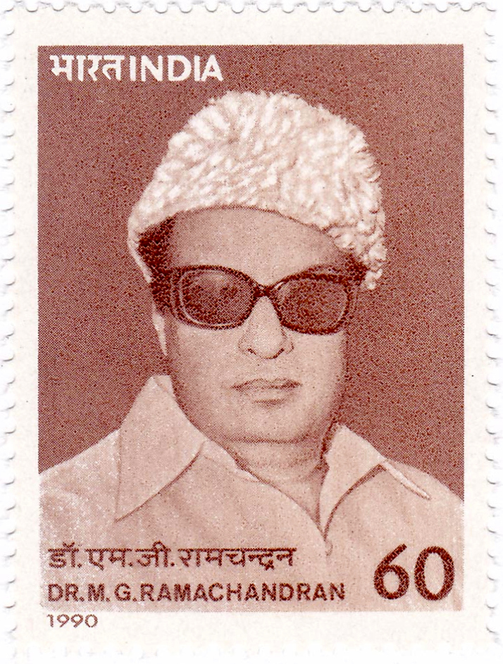 India Post's 1990 stamp of Dr M.G. Ramachandran, the Tamil film star and Chief Minister of Tamil Nadu who died in 1987 — on 24 September 2026 the Madras High Court dismissed his stepson's claim to a plot the stepson says his will missed