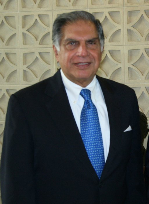 Ratan Tata, then chairman of the Tata Group, photographed by the United States Embassy in New Delhi on 6 October 2010 — he died on 9 October 2024, and the charitable trusts he chaired are now the ground on which the group's chairman succession is fought